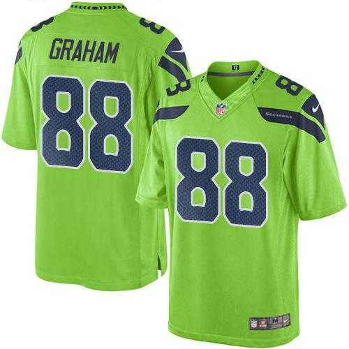 Nike Men & Women & Youth Seahawks 88 Jimmy Graham Green Color Rush Limited Jersey,We sell and wholesale Nike Men & Women & Youth Seahawks 88 Jimmy Graham Green Color Rush Limited Jersey on line form chian!